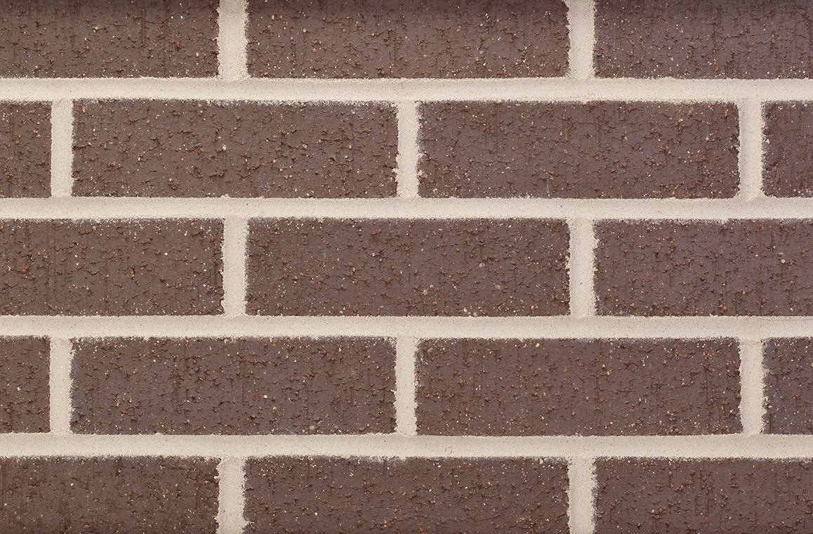 Ebony Brown Matt Extruded Brick.